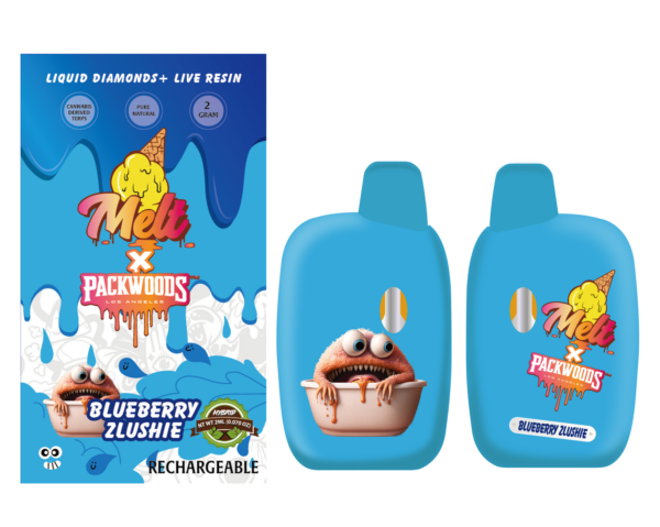 Melt X Packwoods | Blueberry Zlushie Disposable